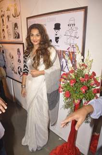 Vidya Balan Inaugurates Charlie Chaplin Exhibition