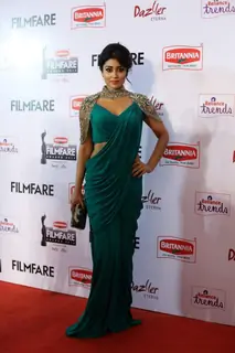 Shreya Saran was at the 62nd South Filmfare Awards