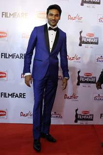 Dhanush was seen at the 62nd South Filmfare Awards