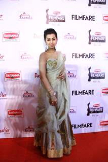 Nikki Galrani was at the 62nd South Filmfare Awards