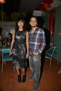 Vishesh Bhatt With His Wife Snapped at Fatty Bow Restaurant Launch!