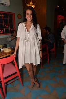 Neha Dhupia Snapped at Fatty Bow Restaurant Launch!