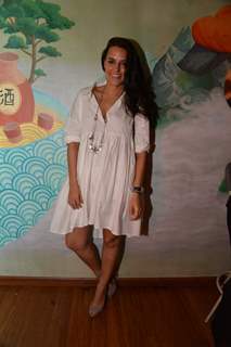 Neha Dhupia Snapped at Fatty Bow Restaurant Launch!