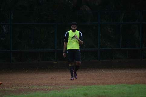 Abhisheck Bachchan Snapped Doing Football Practice!