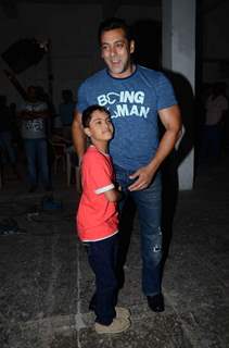 Salman Khan Snapped at Mehboob Studio