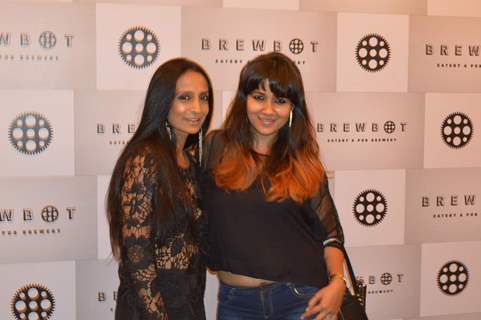 Suchitra Pillai and Narayani Shastri at Brew Hot Cafe