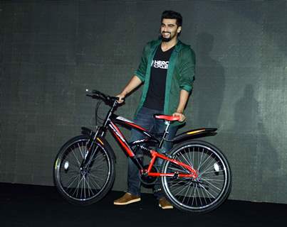 Arjun Kapoor Promotes Hero Cycles