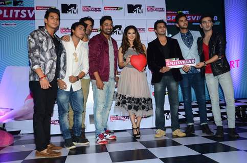 Rannvijay Singh and Sunny Lene at MTV Splitsvilla Bash!