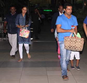 Surya Snapped at Airport