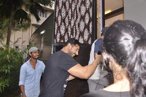 John Abraham Snapped at Mehboob Studio!