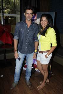 Mohit Mallik With His Choreographer at the Launch of Colors  Jhalak Dikhla Jaa Season 8