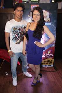 Radhika Madan With Her Choreographer at the Launch of Colors  Jhalak Dikhla Jaa Season 8