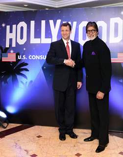 Big B Snapped at an Event