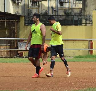 Arjun Kapoor Snapped Playing a Friendly Football Match