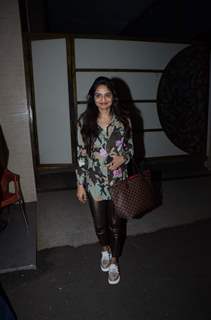 Madhoo at Hema Malini's Residence