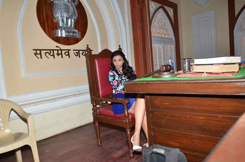 Daisy Shah on the Sets of 'Hate Story 3'