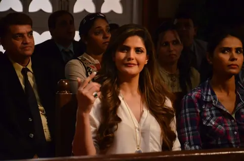 Zaine Khan on the Sets of 'Hate Story 3'