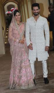 Shahid Kapoor and Mira Rajput walk hand in hand