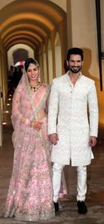 Shahid Kapoor and Mira Rajput walk hand in hand as man and wife!