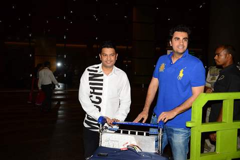 Bhushan Kumar Snapped at Airport