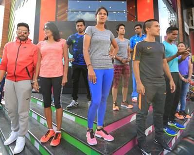 Abhishek Bachchan at Nike Store Launch in Banglore