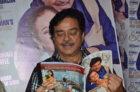 Shatrughan Sinha was snapped at Society Magazine Cover Launch