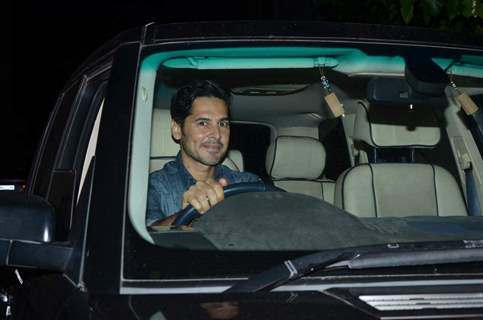 Dino Morea was snapped at the Special Screening of Bahubali