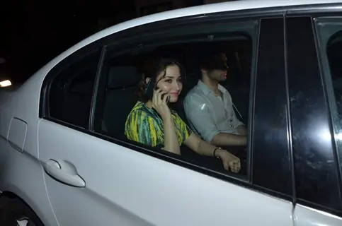 Tamannaah Bhatia was snapped at the Special Screening of Bahubali