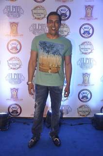 Vindoo Dara Singh poses for the media at the Press Meet of Box Cricket League