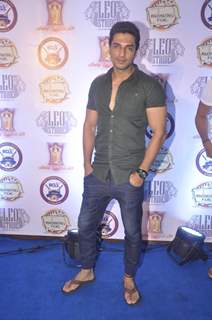 Manish Raisinghan poses for the media at the Press Meet of Box Cricket League