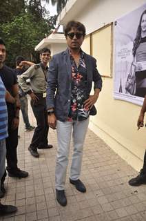 Irrfan Khan poses for the media at the DVD Launch of Piku