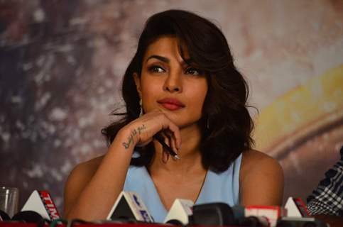 Priyanka Chopra was snapped at the Press Conference of GangaaJal 2 in Bhopal