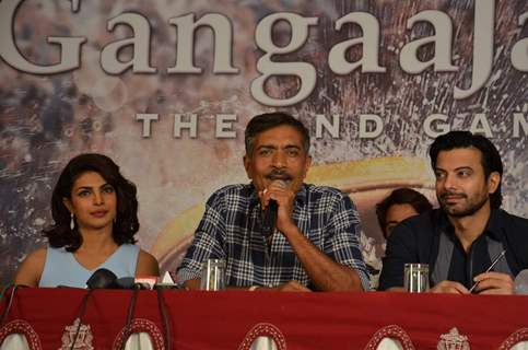 Prakash Jha interacts with the media at the Press Conference of GangaaJal 2 in Bhopal