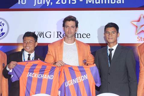 Hrithik Roshan at the Indian Super League Auctions