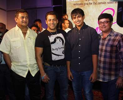 Salman Khan at Promotions of Marathi Movie 'Janiva'