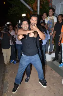 John Abraham and Varun Dhawan at Success Bash of ABCD 2