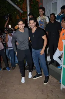 Ayan Mukherji and Varun Dhawan at Success Bash of ABCD 2