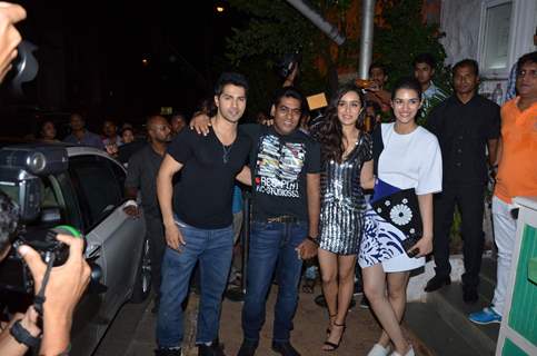 Varun, Shraddha and Kriti Sanon at Success Bash of ABCD 2