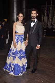 Shahid Kapoor and Mira Rajput at Wedding Reception!