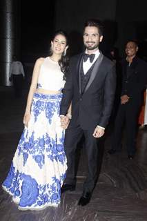 Shahid Kapoor and Mira Rajput at Wedding Reception!