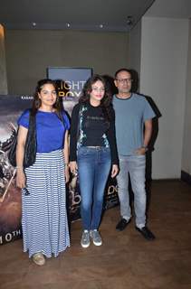 Alvira Khan, Sneha Ullal and Atul Agnihotri at Screening of Bahubali