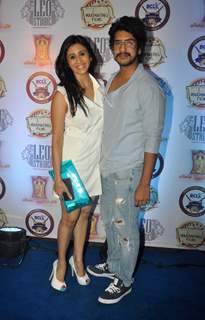 Kishwer Merchant with Suyash Kumar at Launch of Box Cricket League Punjab