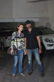 Nikhil Dwivedi and Gauri Pandit at Special Screening of Bajrangi Bhaijaan