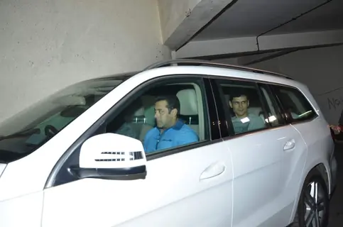 Salman Khan and Niketan Mahdok at Special Screening of Bajrangi Bhaijaan