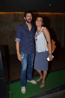 Kabir Khan and Mini Mathur at Special Screening of Bajrangi Bhaijaan
