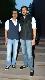 Nawazuddin Siddiqui and Kabir Khan at Promotions of Bajrangi Bhaijaan in Delhi