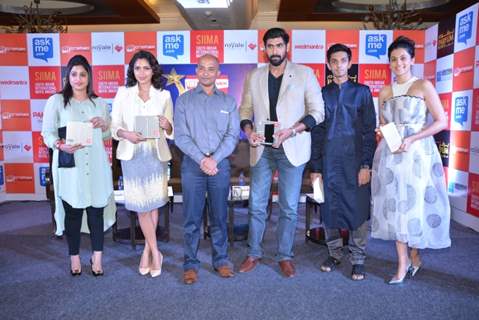 Rana Daggubati and Taapsee Pannu at SIIMA Press Meet