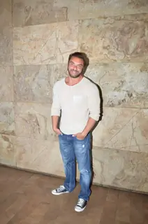 Sohail Khan poses for the media at the Special Screening of Bajrangi Bhaijaan