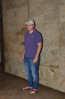Atul Agnihotri poses for the media at the Special Screening of Bajrangi Bhaijaan