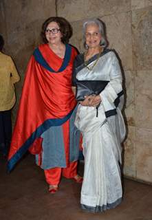 Helen and Waheeda Rehman at the Special Screening of Bajrangi Bhaijaan